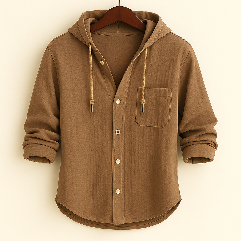 Nicolás | Camisa con Capucha Moderna y con Estilo