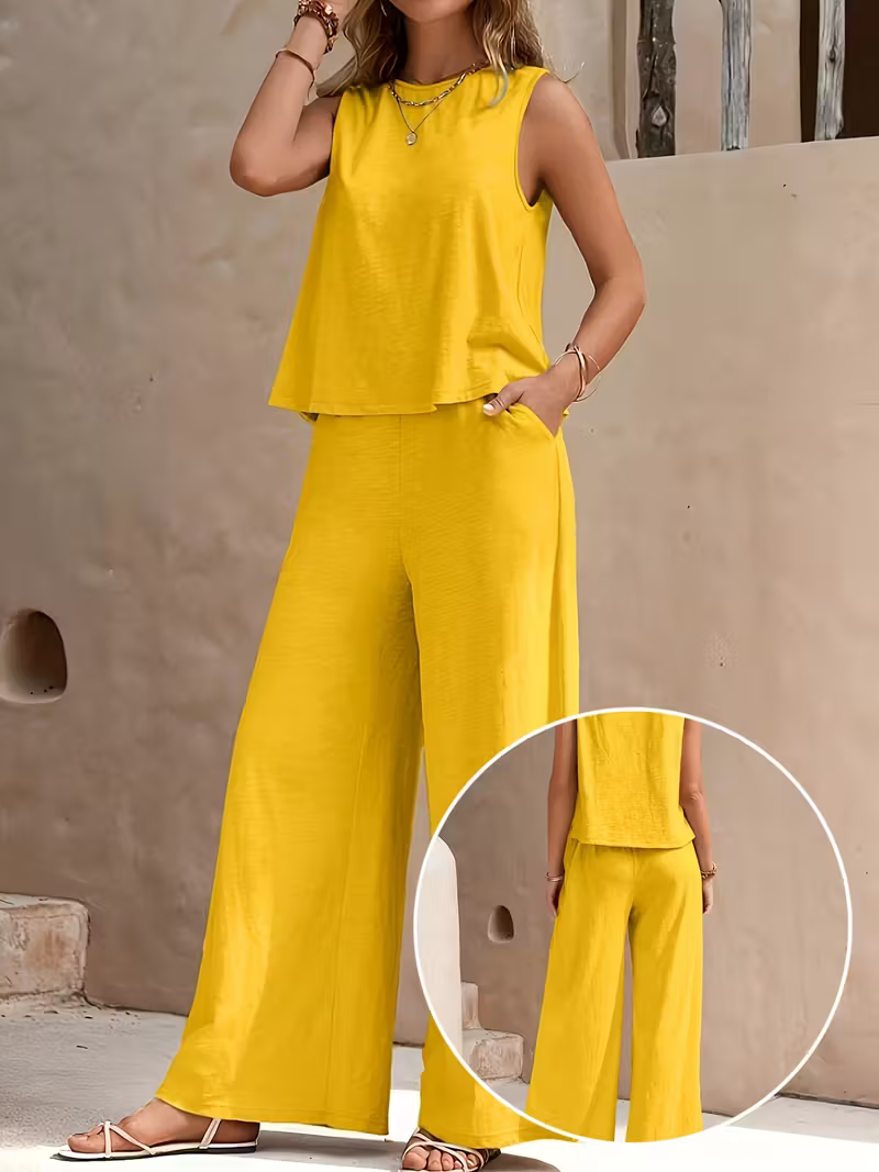 Amelia | Conjunto Suelto y Elegante de Dos Piezas