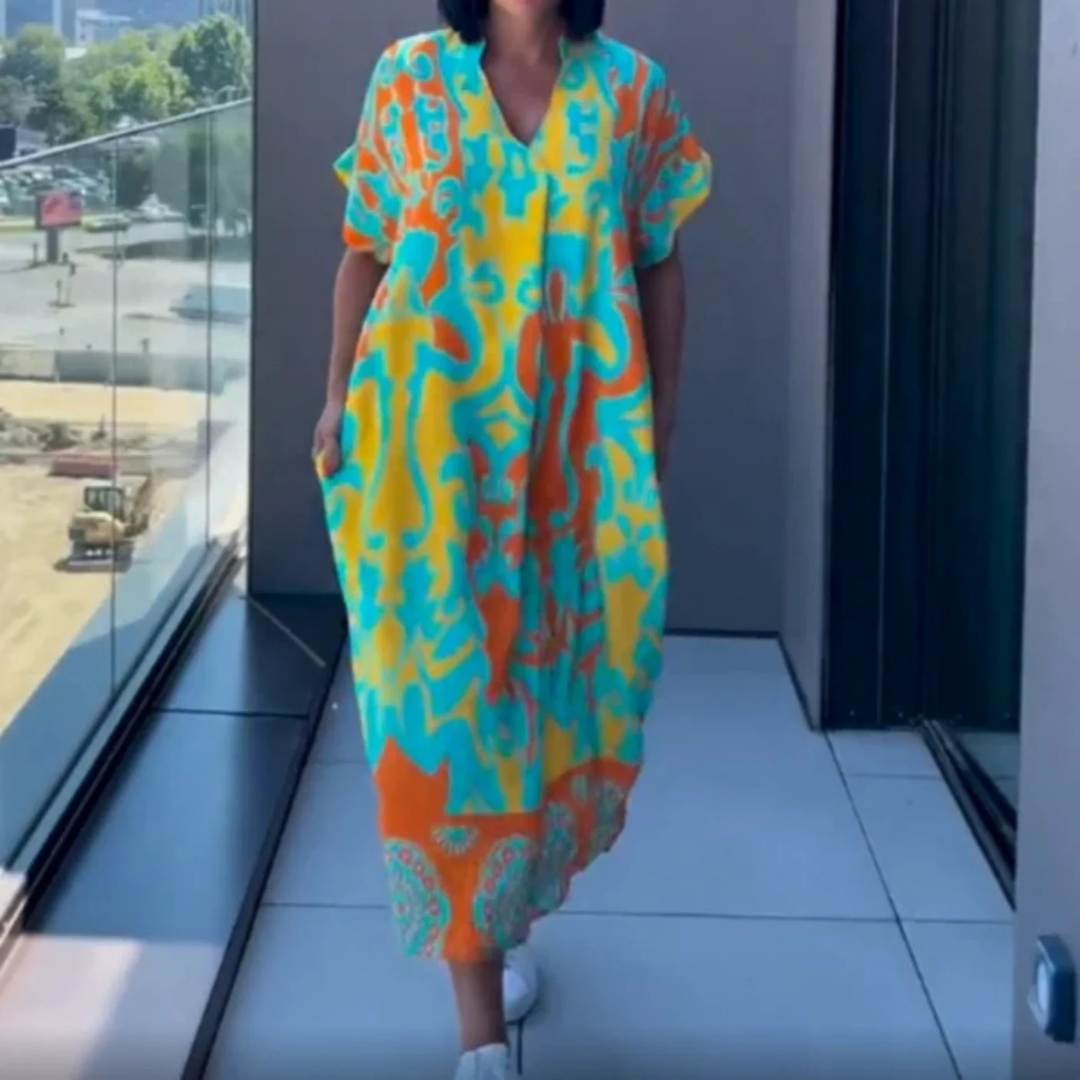 Elena | Vestido Floral Elegante