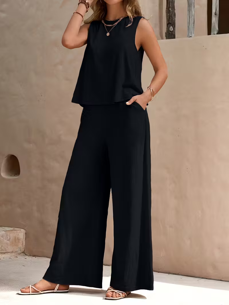 Amelia | Conjunto Suelto y Elegante de Dos Piezas