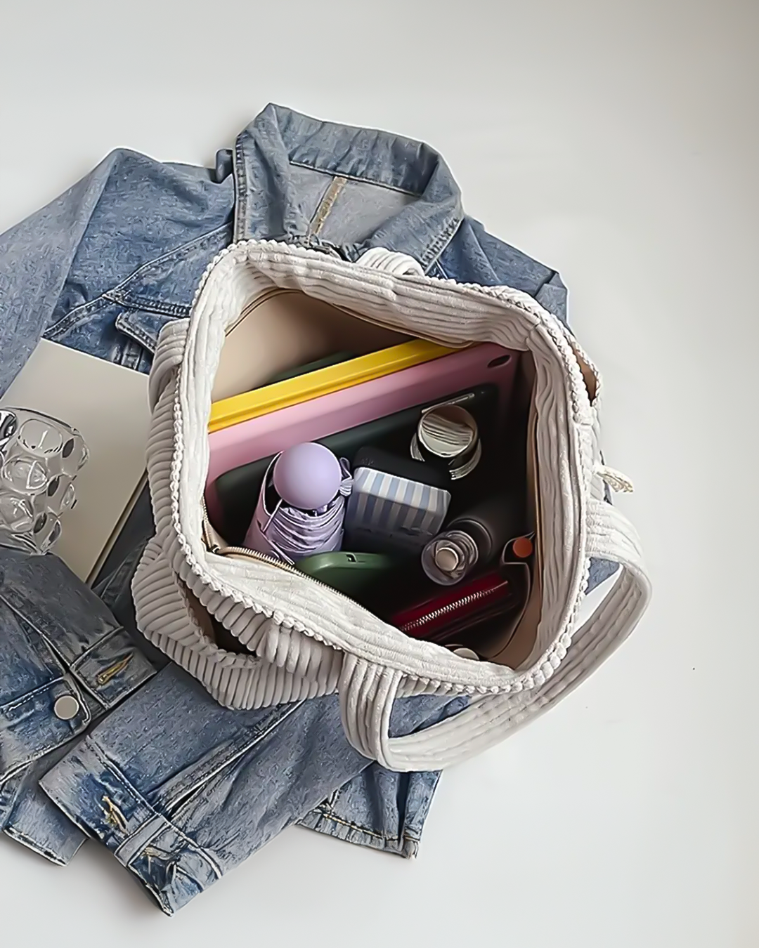 Elisa | Bolsa de Mano con Detalle de Cordón