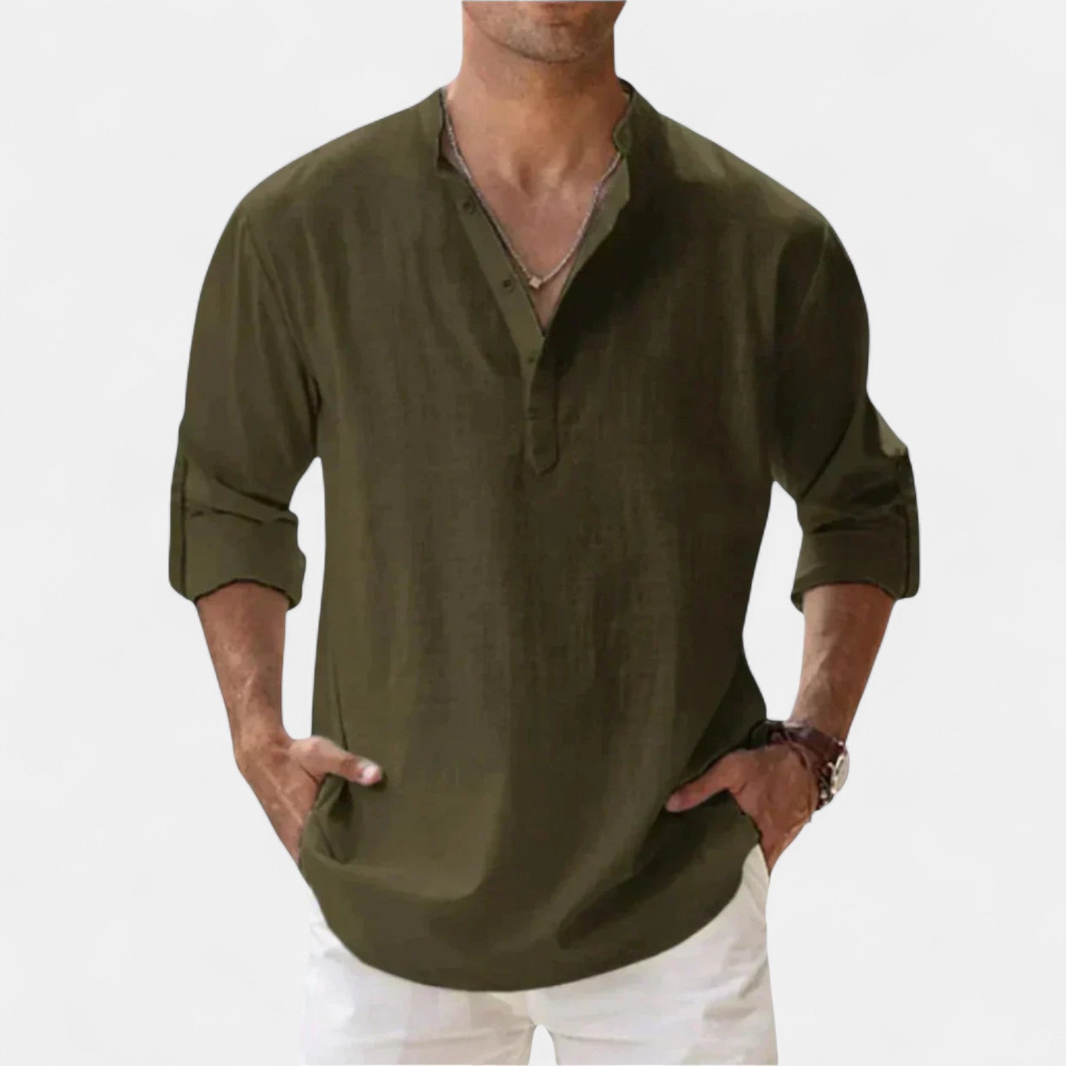 Lorenzo | Camisa Clásica de Algodón