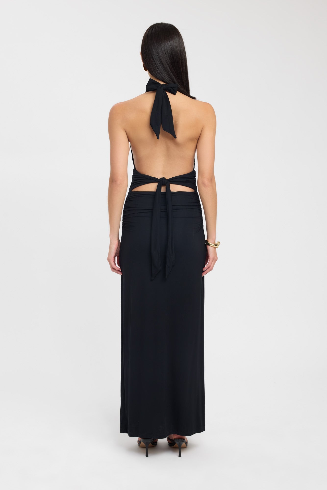 Sariah | Vestido Maxi Halter Elegante