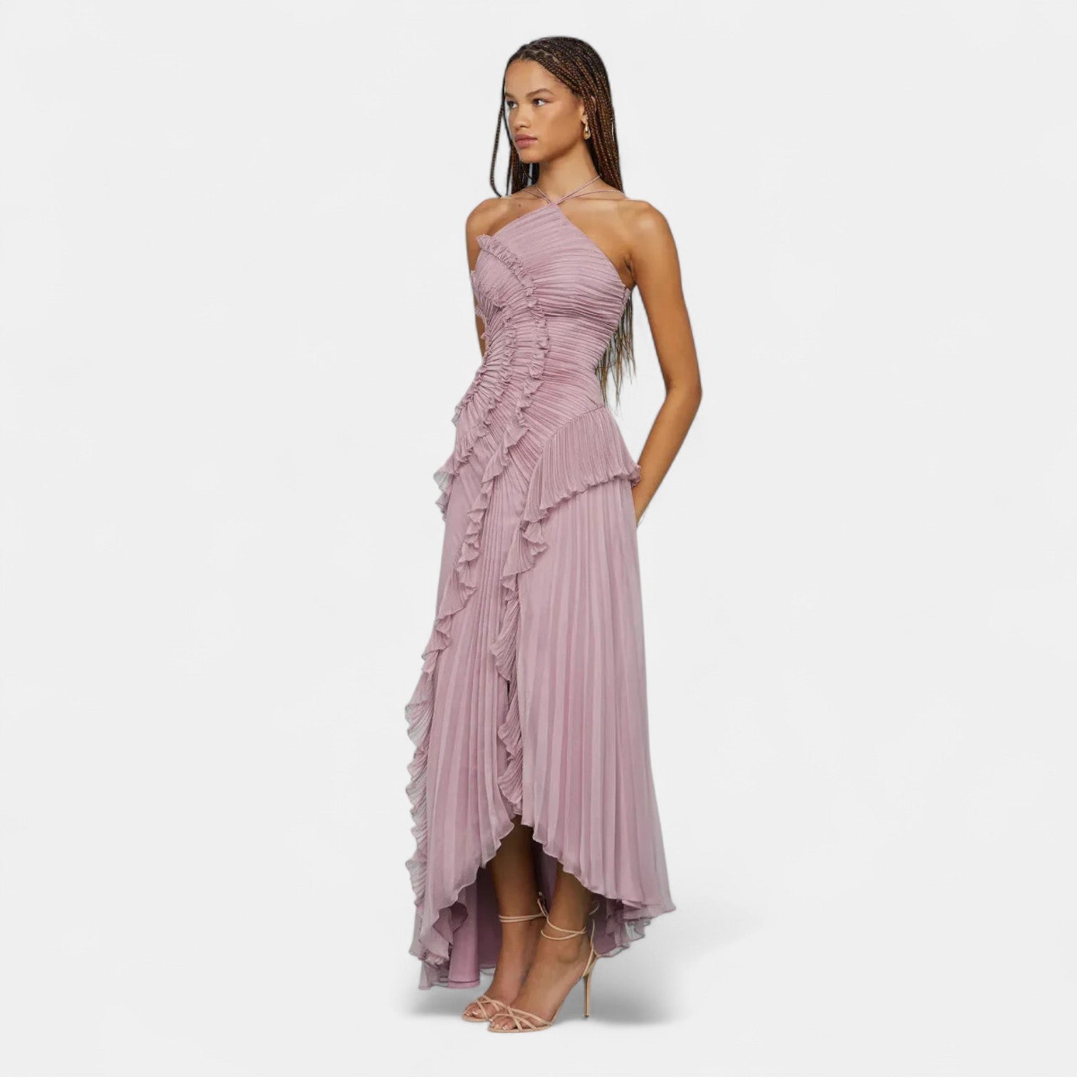 Lila | Vestido Largo Bustier en Lila Elegante