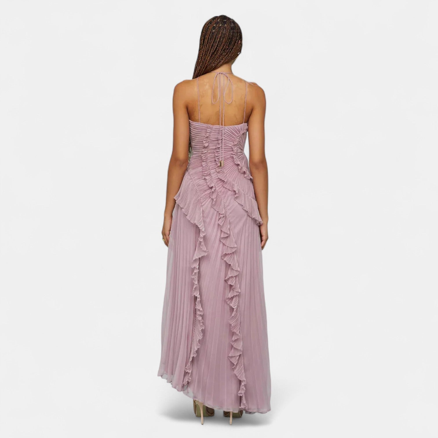 Lila | Vestido Largo Bustier en Lila Elegante