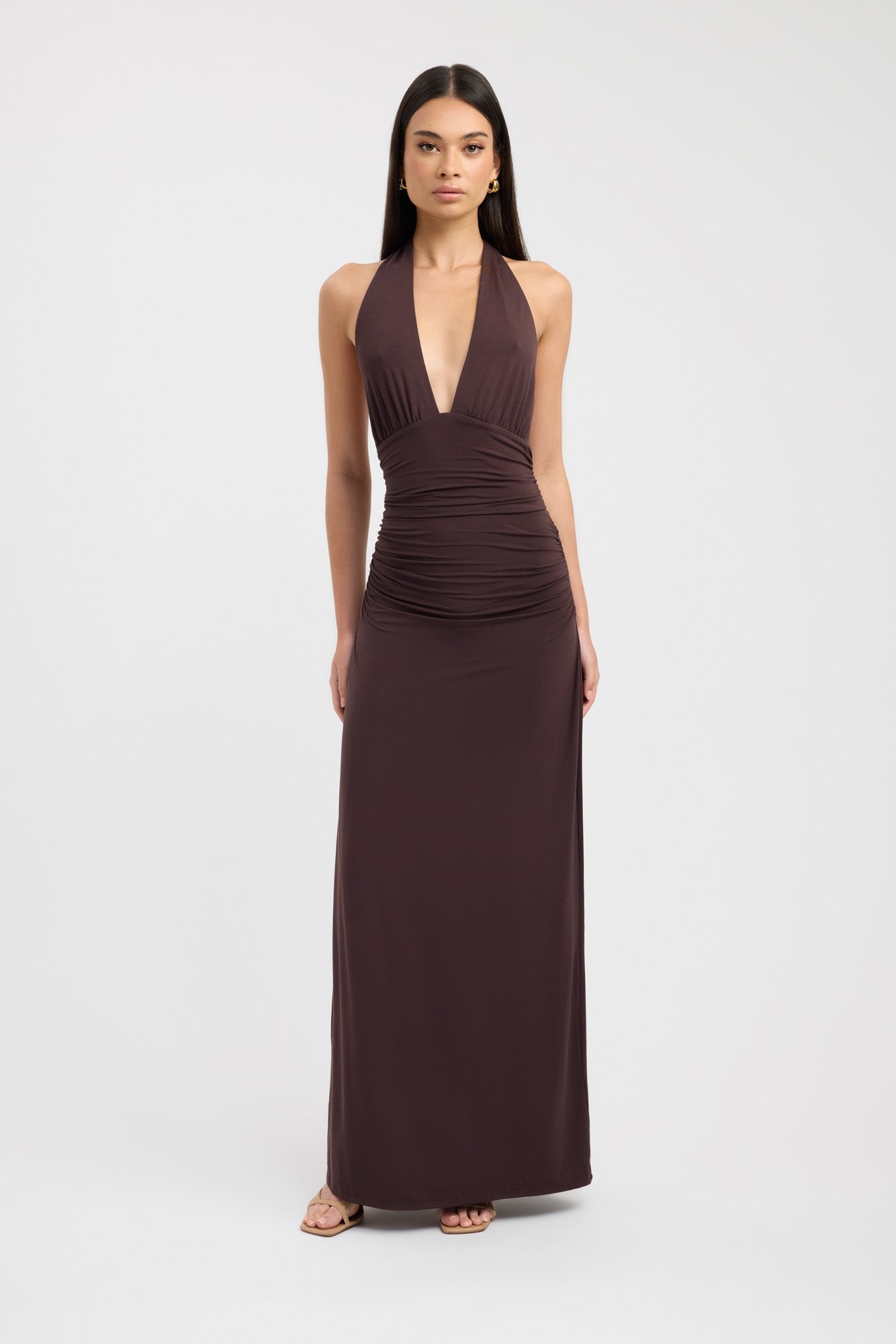 Sariah | Vestido Maxi Halter Elegante
