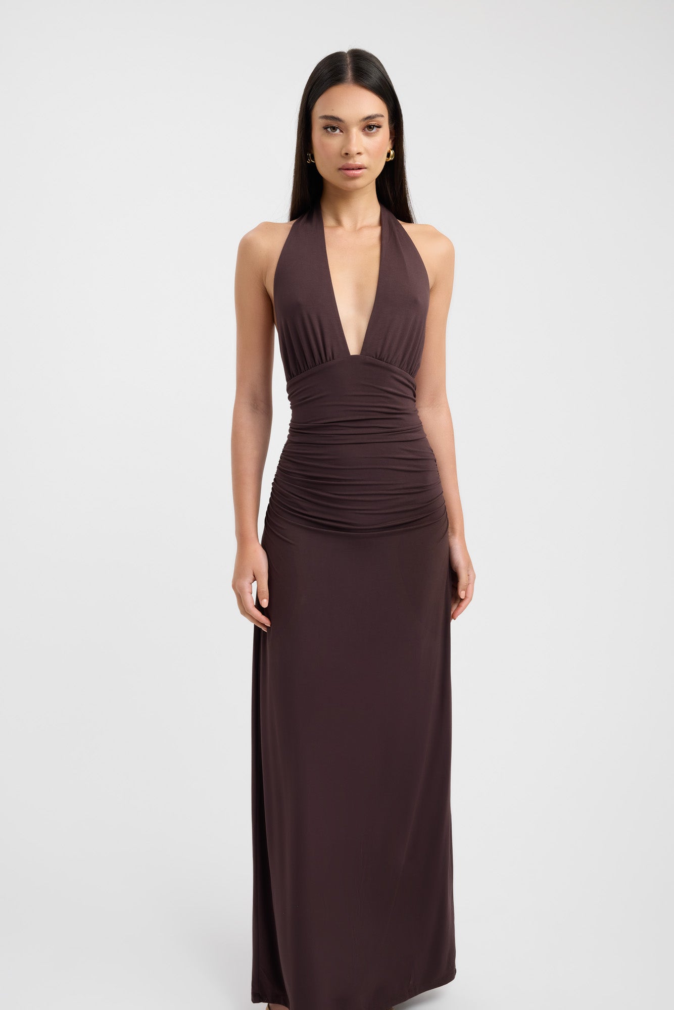 Sariah | Vestido Maxi Halter Elegante