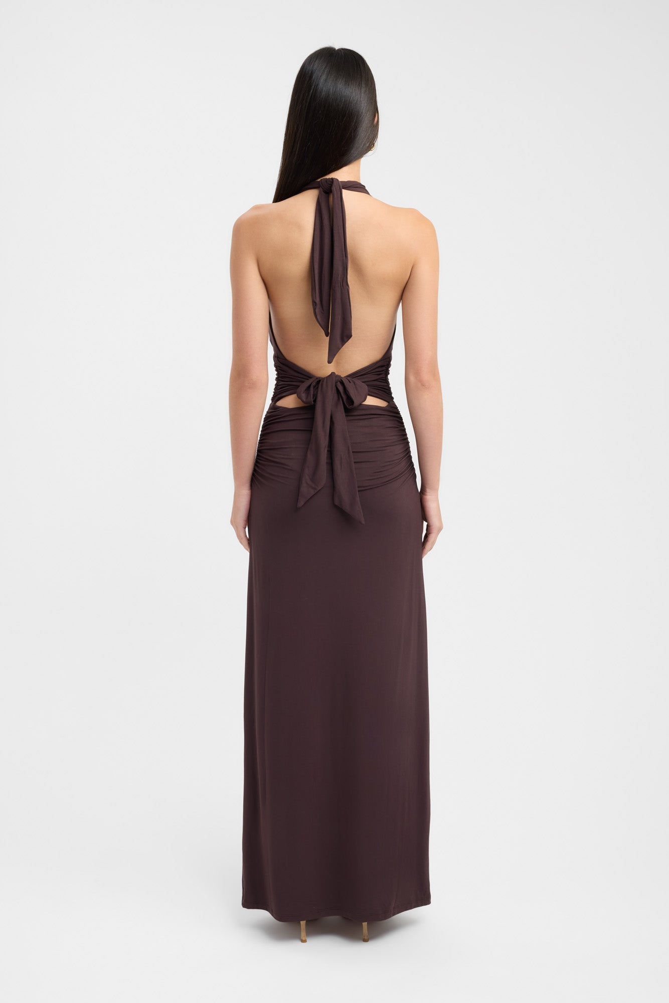 Sariah | Vestido Maxi Halter Elegante