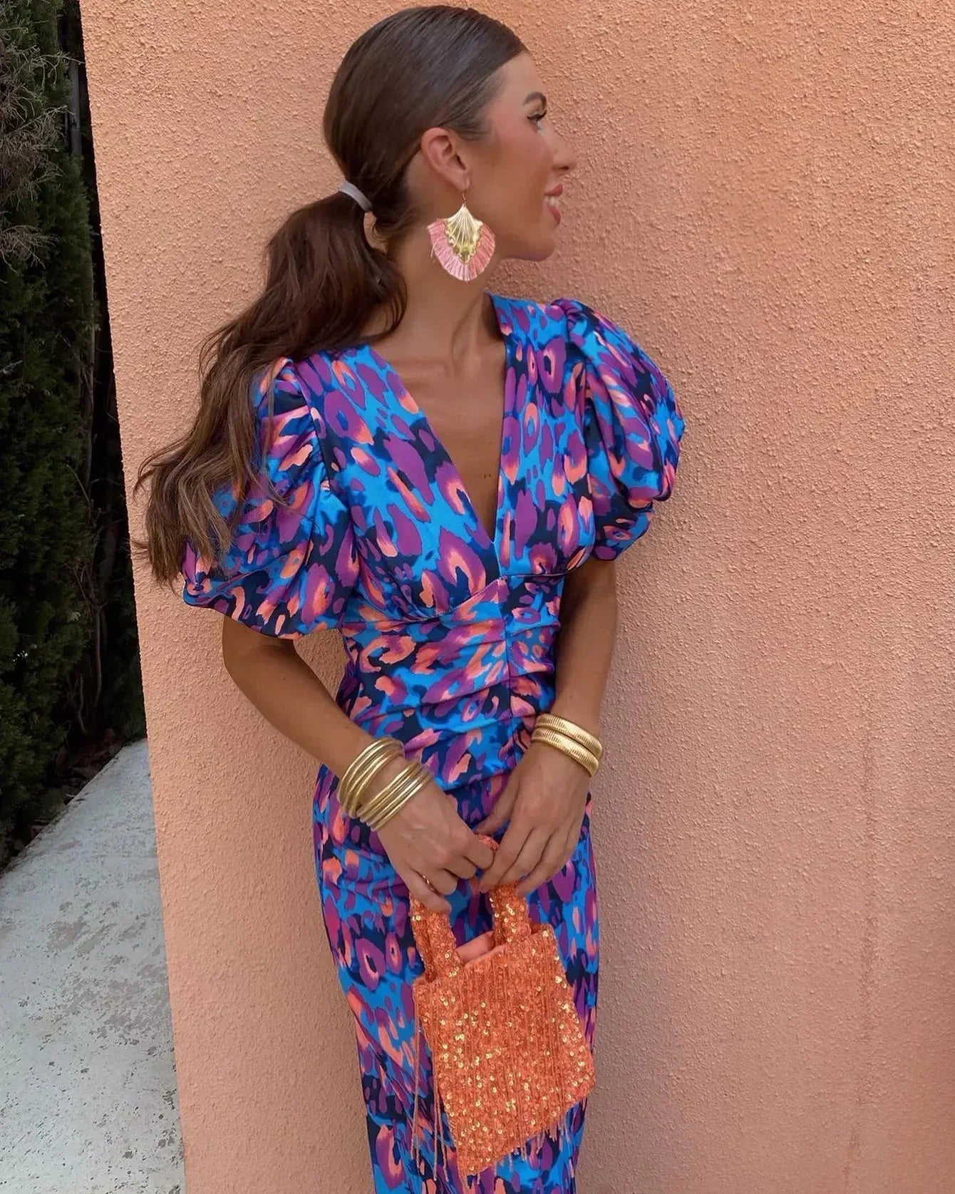 Simona | Vestido Floral con Elegancia Primaveral