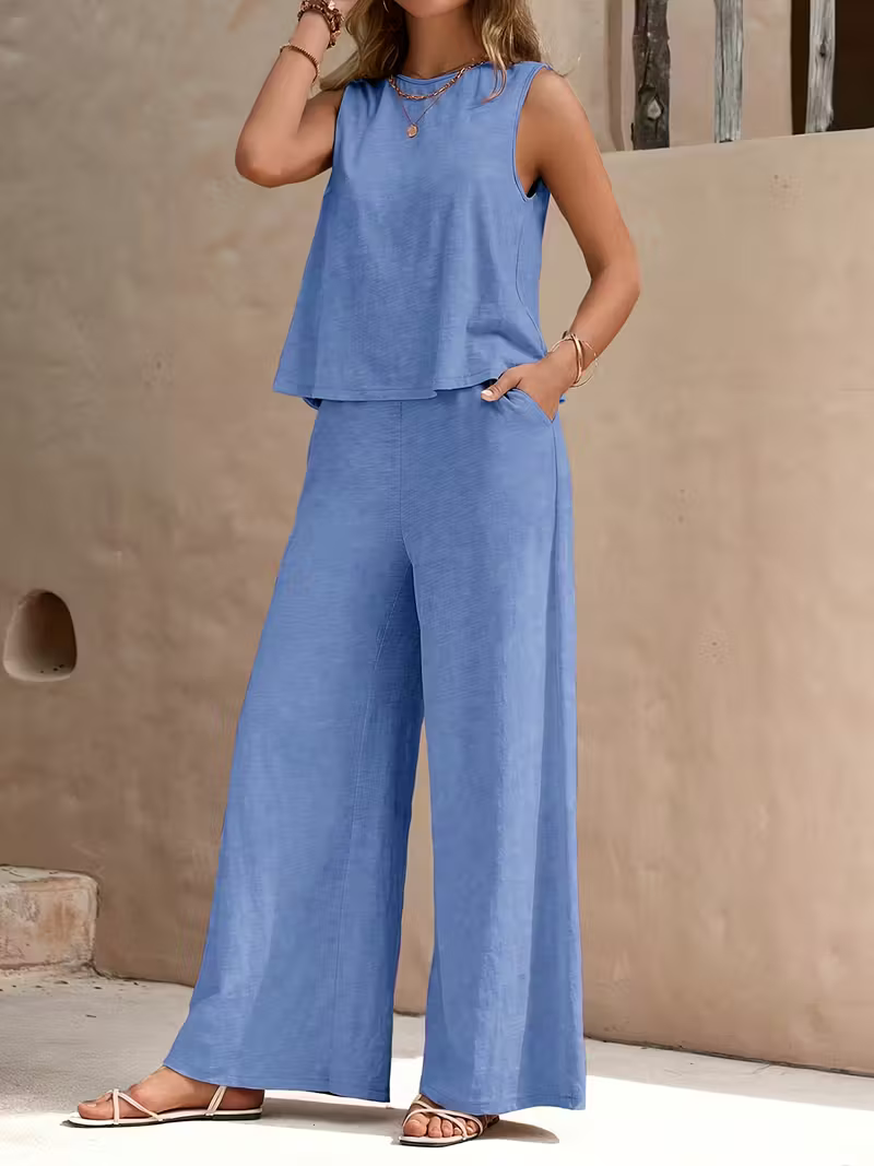 Amelia | Conjunto Suelto y Elegante de Dos Piezas