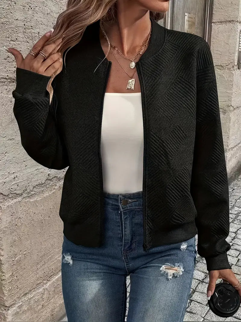 Ella | La Chaqueta Casual Elegante con Cremallera