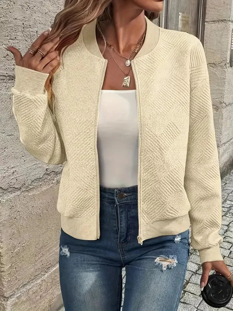 Ella | La Chaqueta Casual Elegante con Cremallera