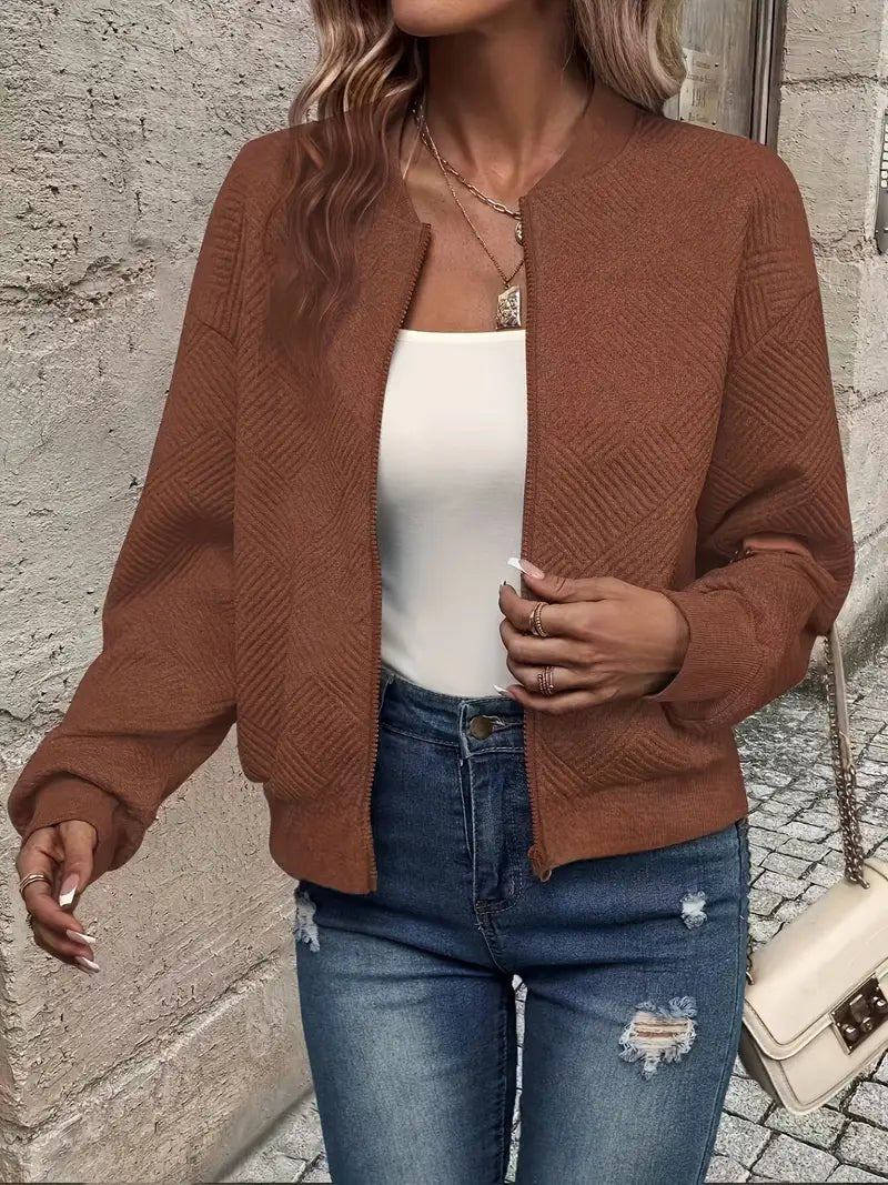 Ella | La Chaqueta Casual Elegante con Cremallera