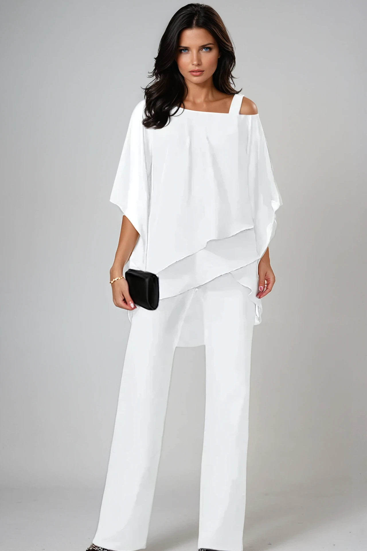 Sabina | Conjunto de Dos Piezas con Capas Elegantes