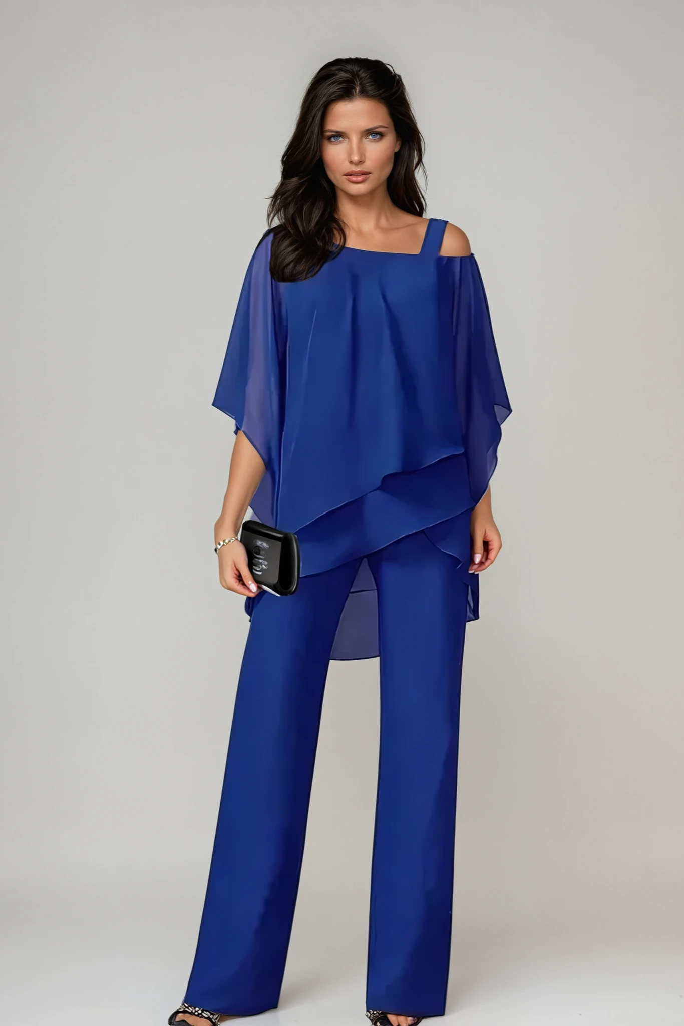 Sabina | Conjunto de Dos Piezas con Capas Elegantes