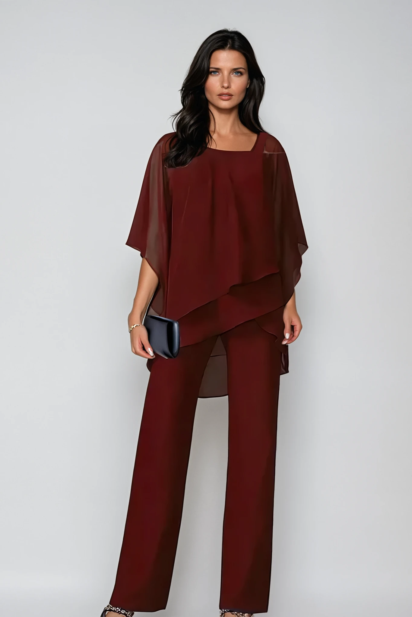 Sabina | Conjunto de Dos Piezas con Capas Elegantes