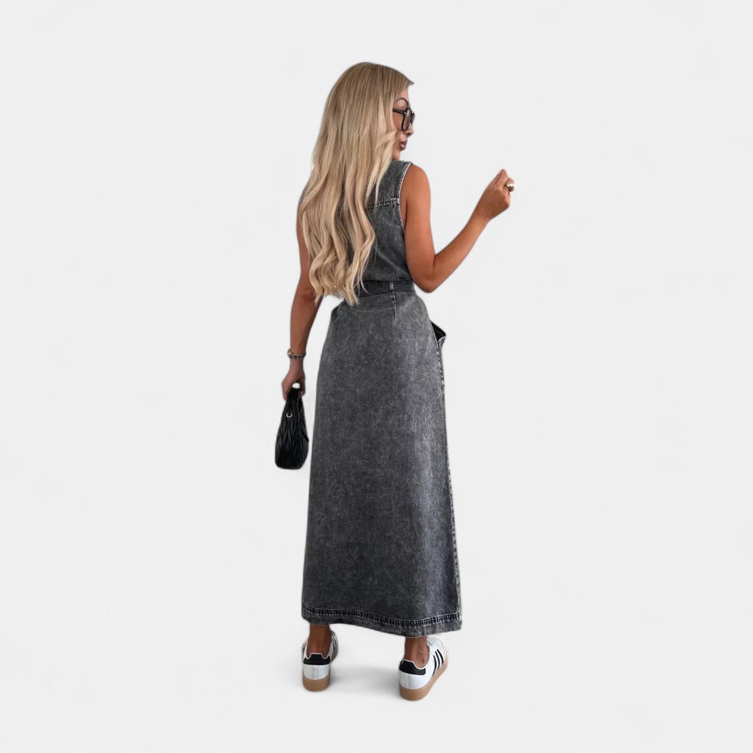 Isabelle | Vestido Maxi de Denim