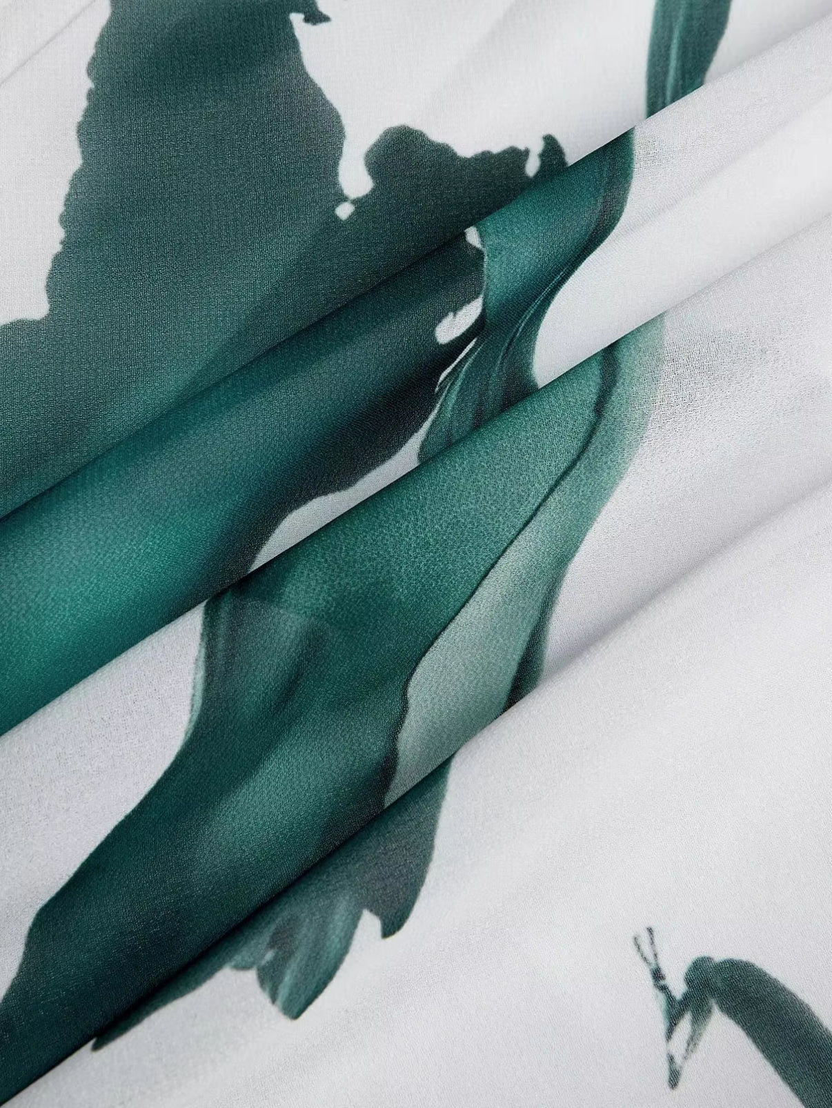 Nayla | Vestido Largo Sofisticado con Estampado Aquarela Exclusivo