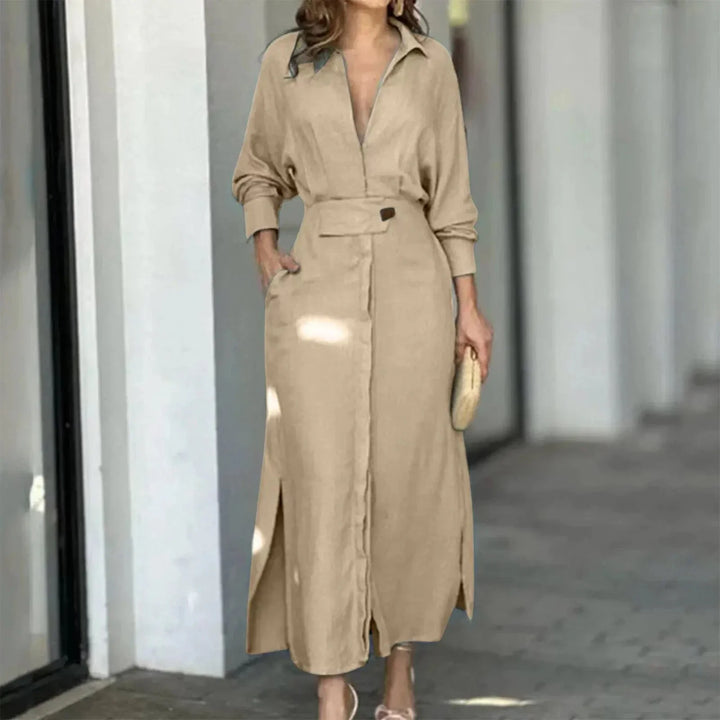 Rebeca Belén | Vestido camisero largo