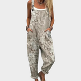 Manuela | Jumpsuit floral de pierna ancha