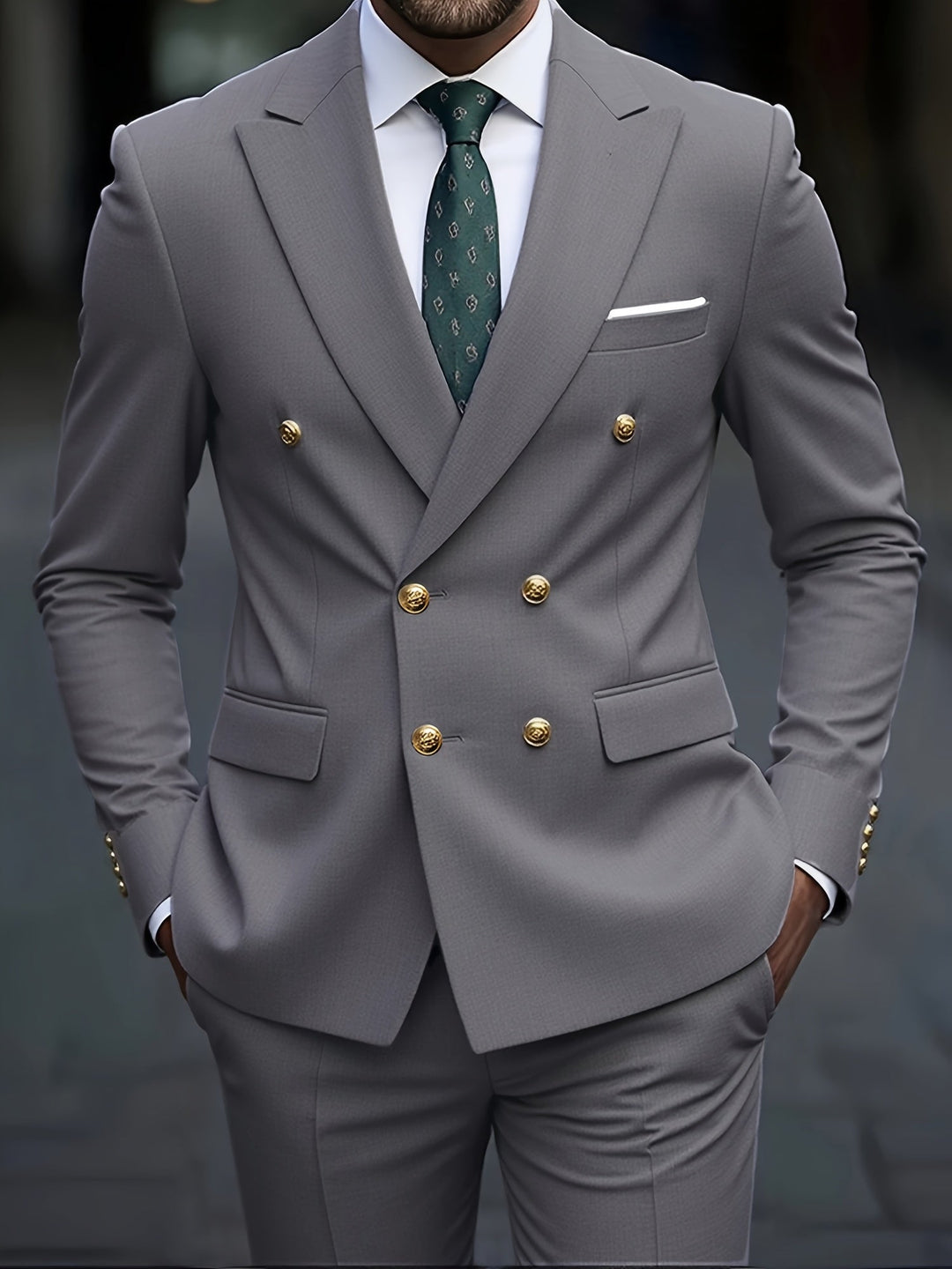 Octavio | Traje cruzado de dos piezas