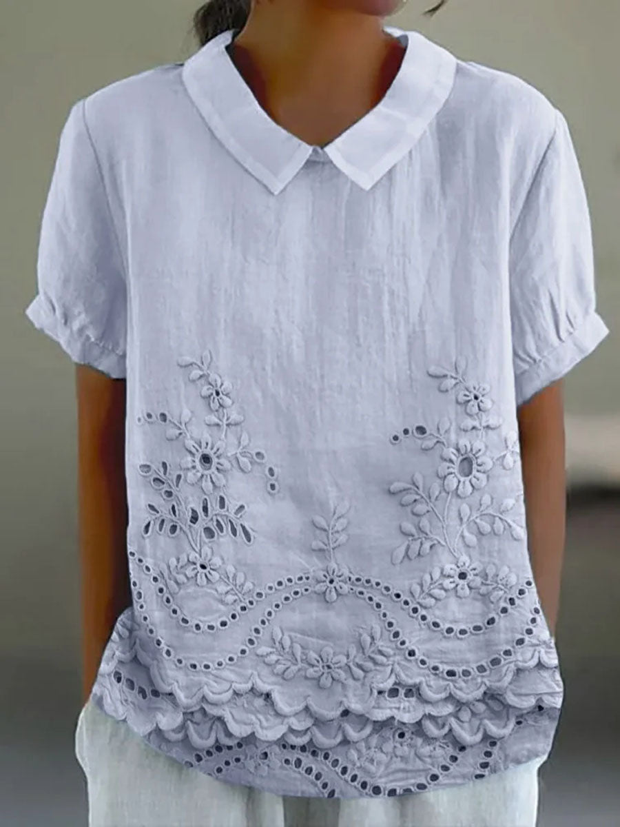 Marcia Andrea | Blusa bordada floral