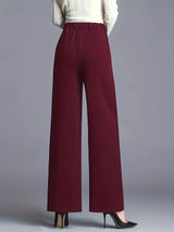 Saray | Pantalones de tiro alto y pierna ancha