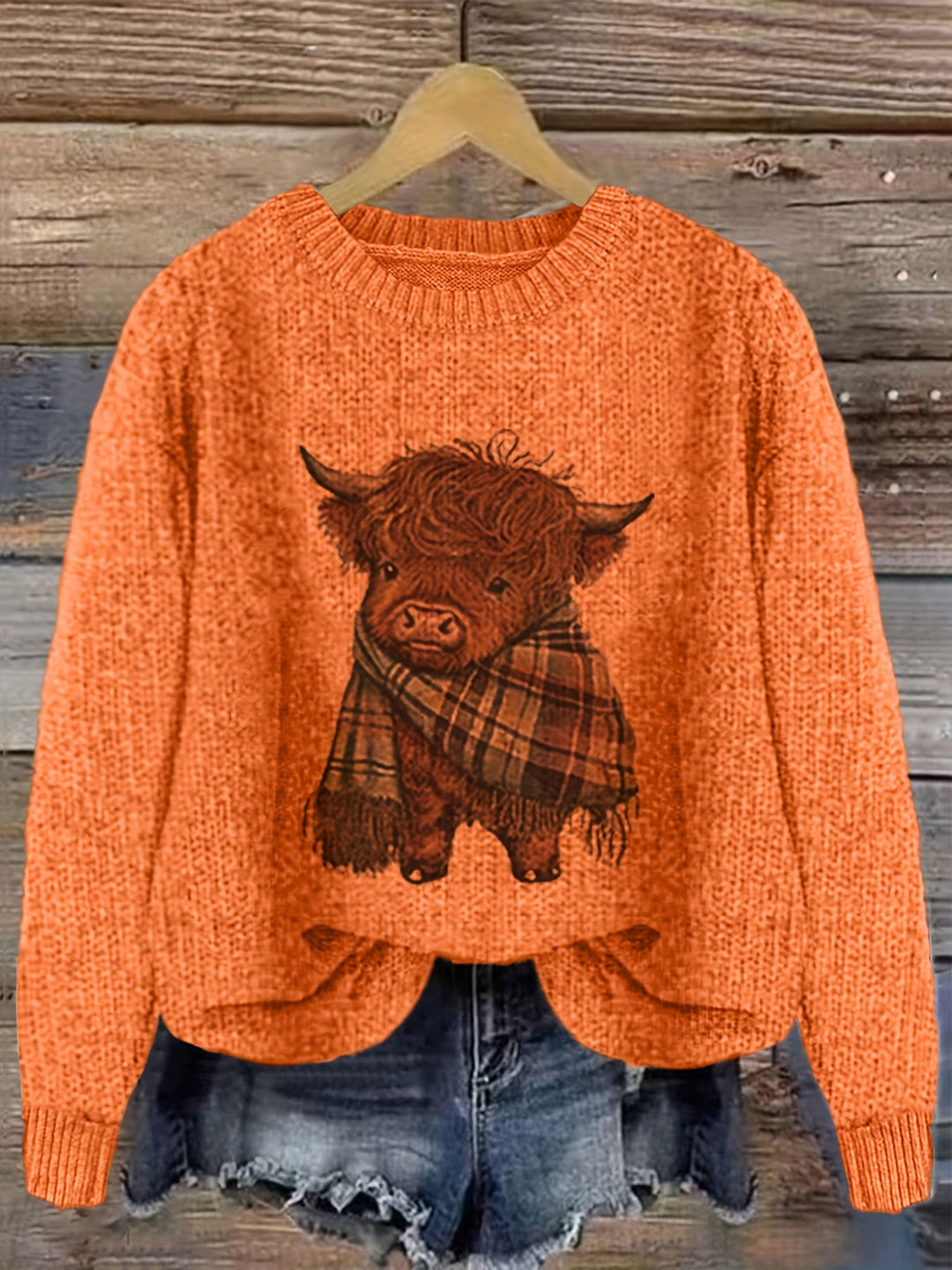 Kiara | Sweater cuello redondo holgado