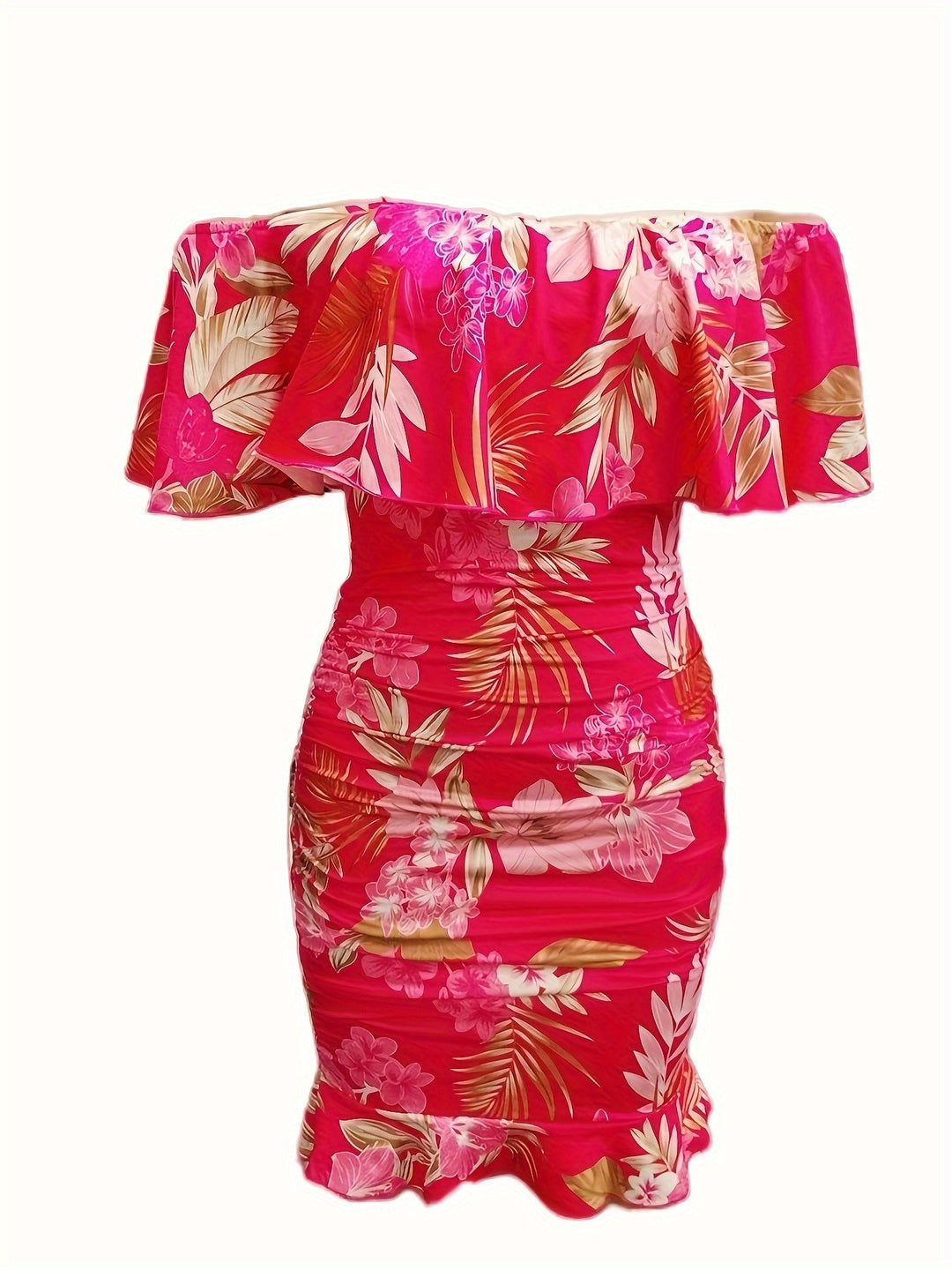Danna | Vestido corto off shoulder con vuelo