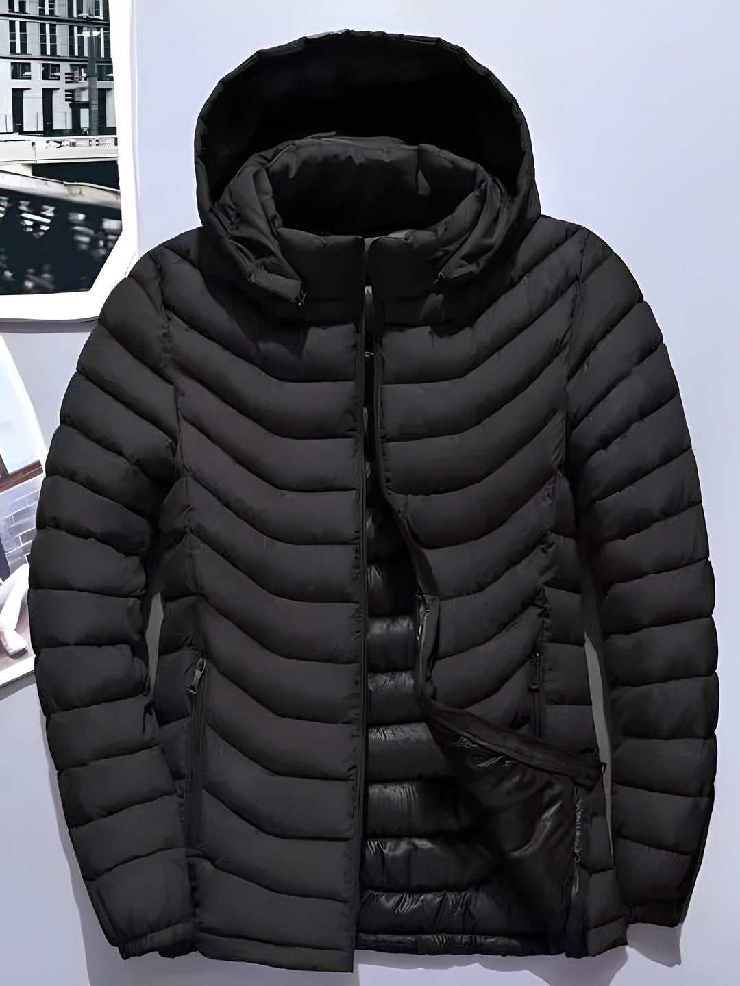 Enzo | Parka acolchada con capucha desmontable