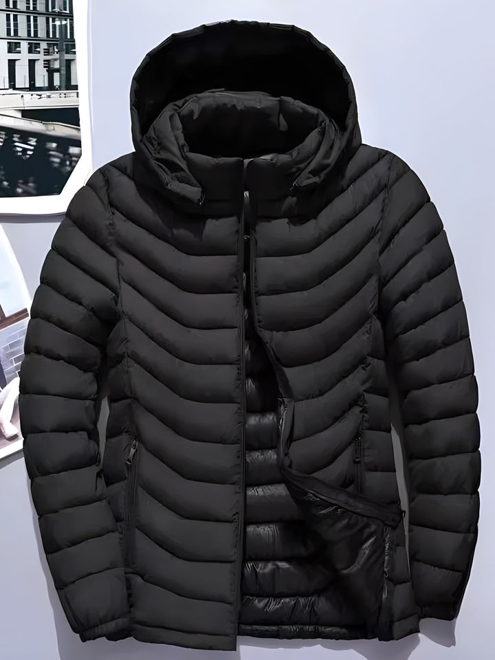 Enzo | Parka acolchada con capucha desmontable