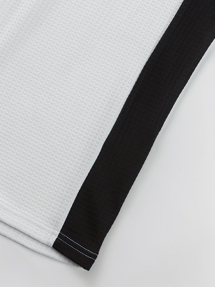 Gunther | Polera henley manga larga con textura