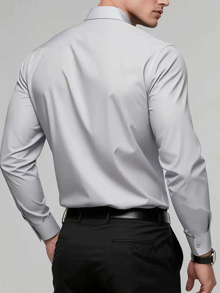 Osvaldo | Camisa manga larga de corte entallado