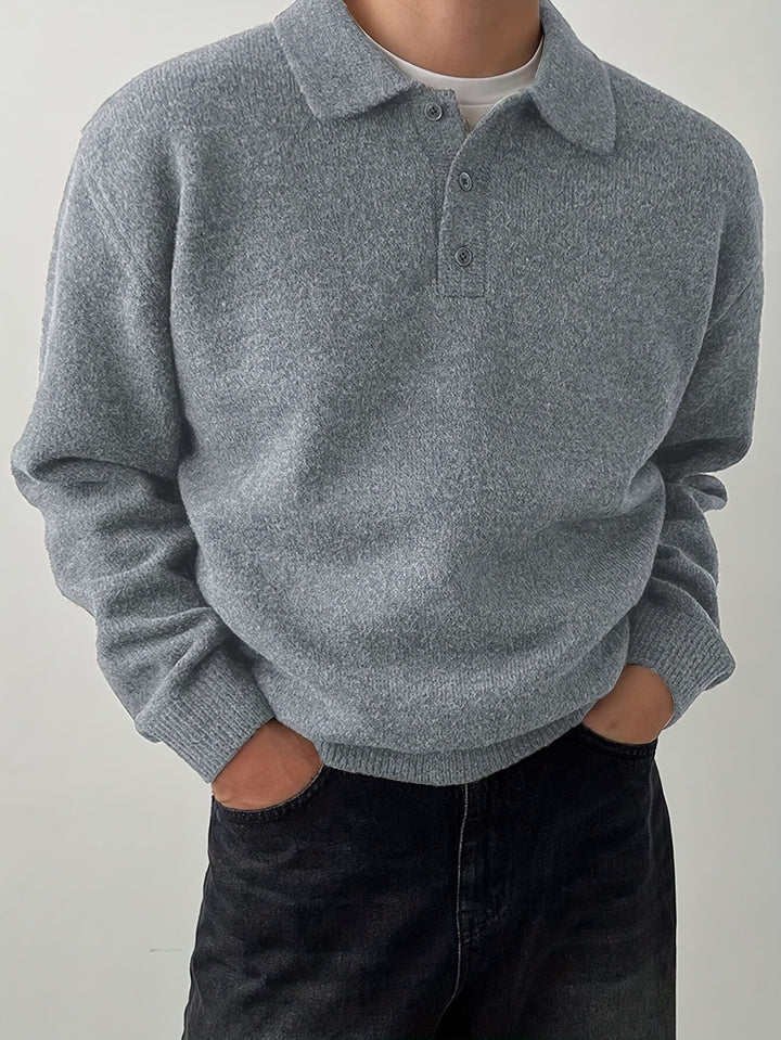 Silvio | Sweater con cuello de polo