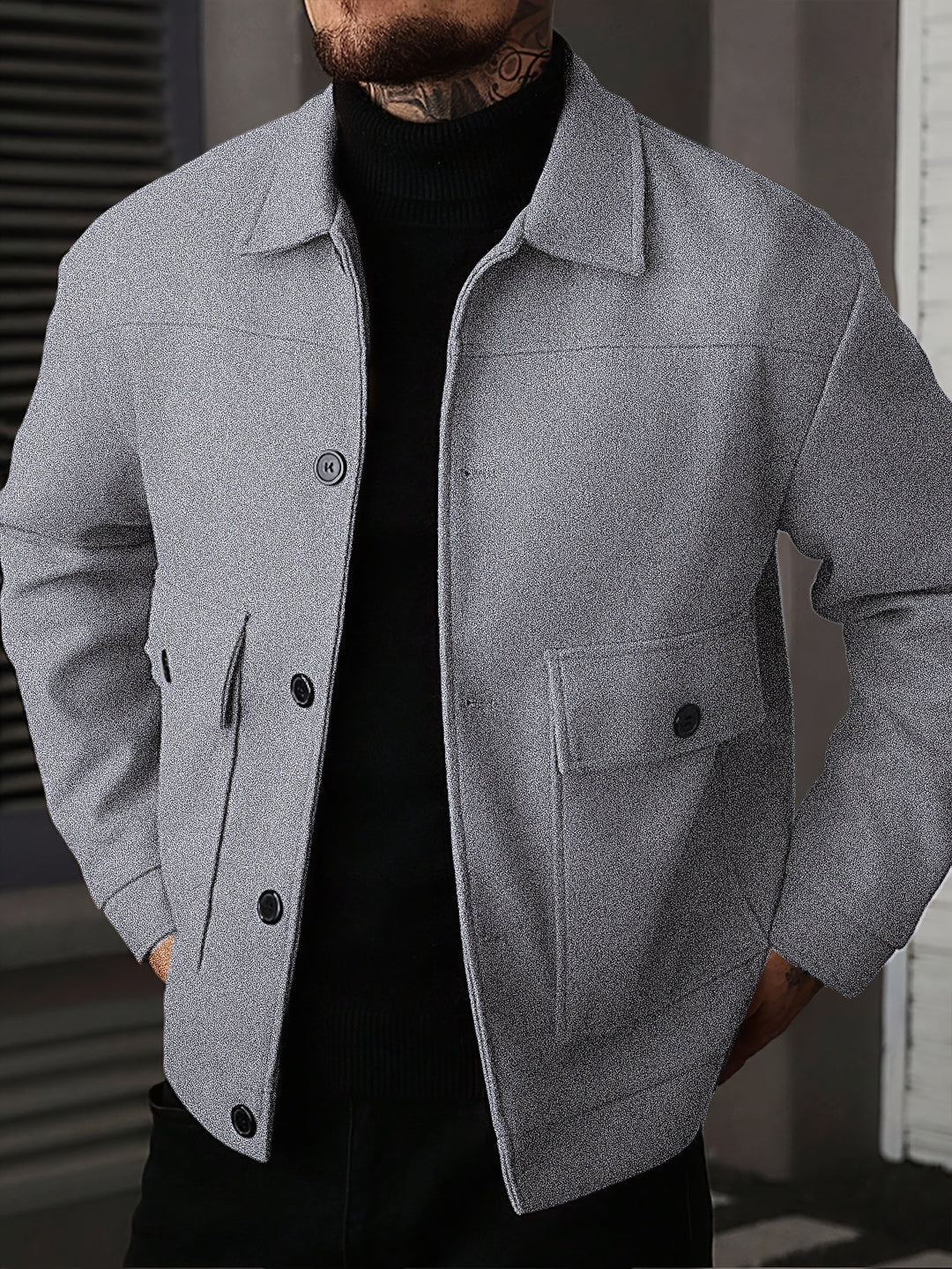 Segundo | Chaqueta camisera de botones