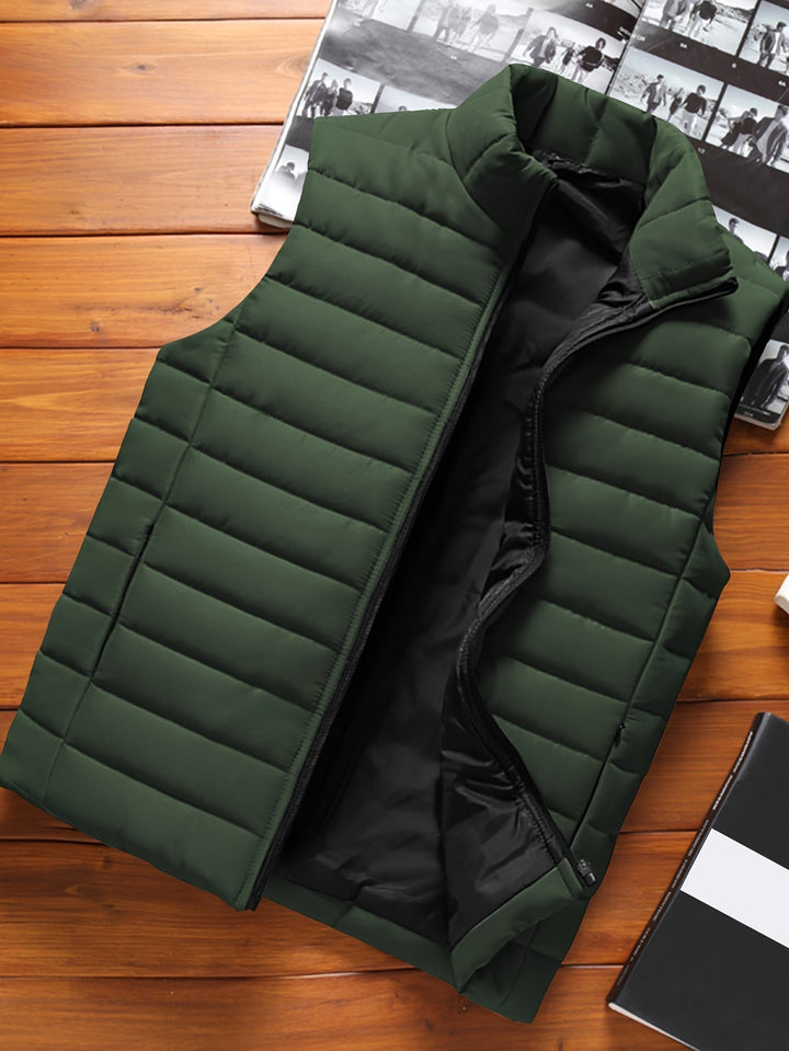 Saúl | Chaleco acolchado con cuello alto