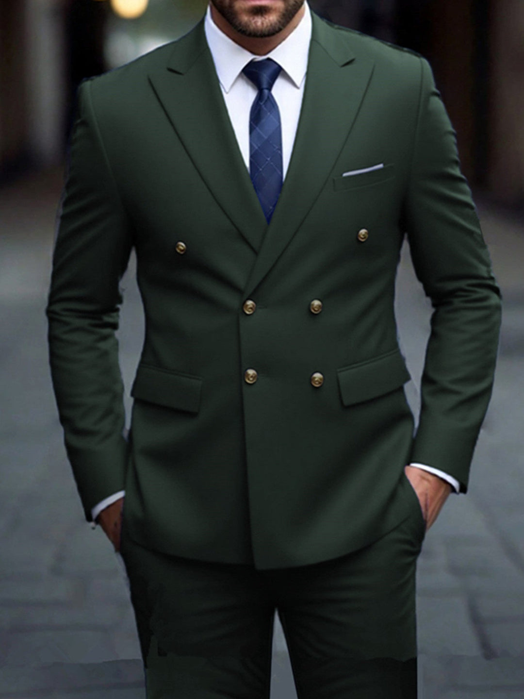 Octavio | Traje cruzado de dos piezas