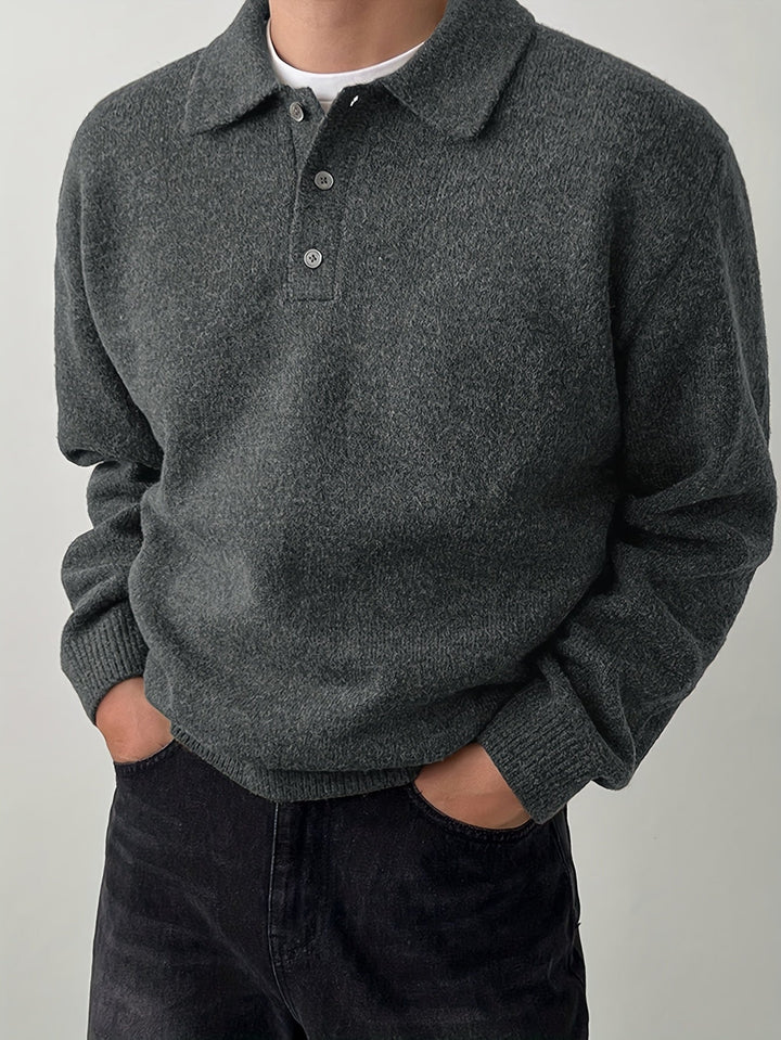 Silvio | Sweater con cuello de polo