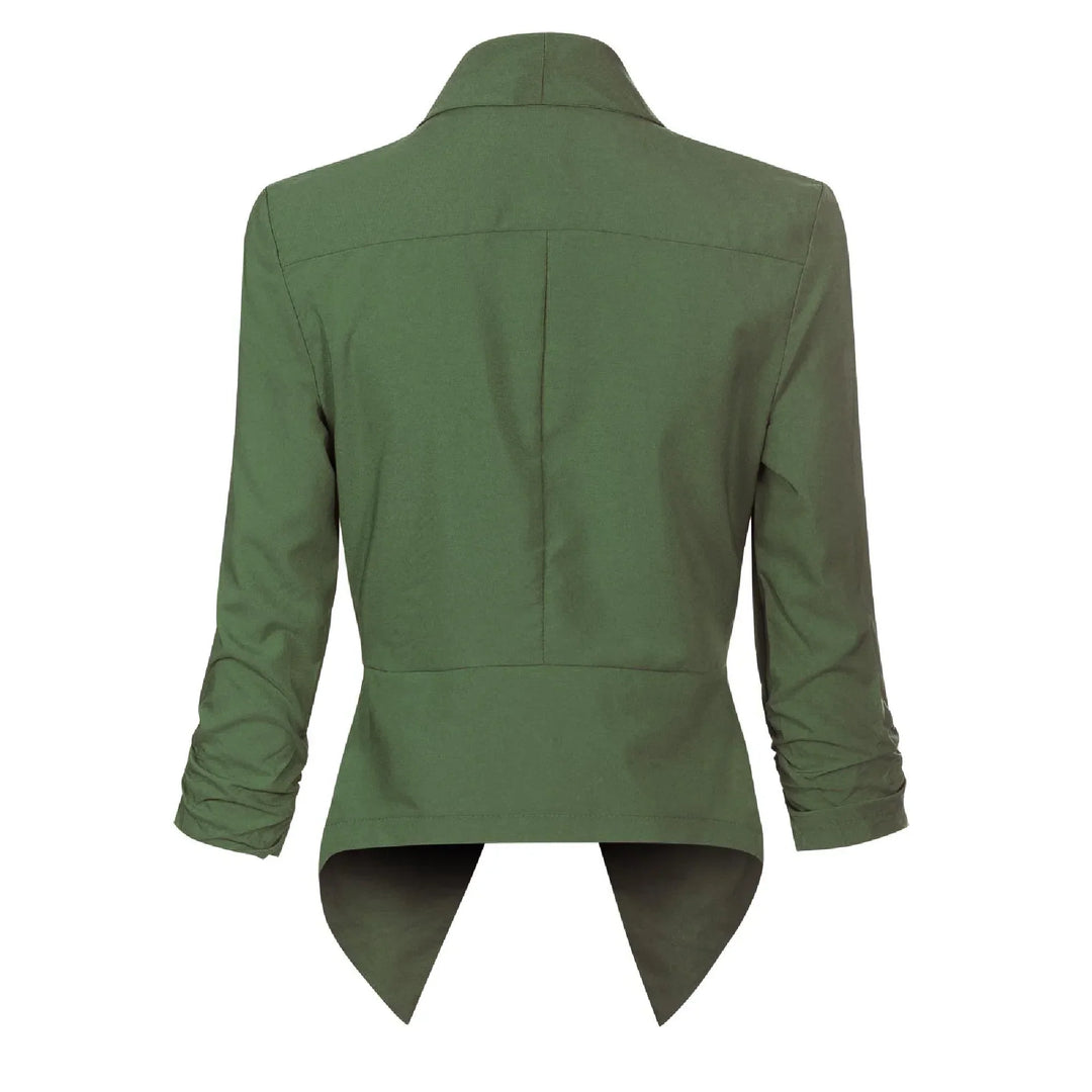 Mariana | Blazer de solapa cruzada sin botones