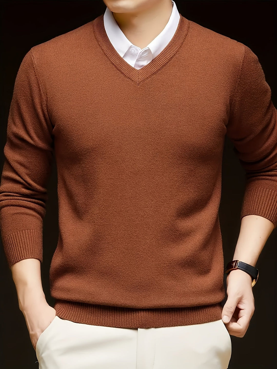 Germán | Sweater cuello V para hombre