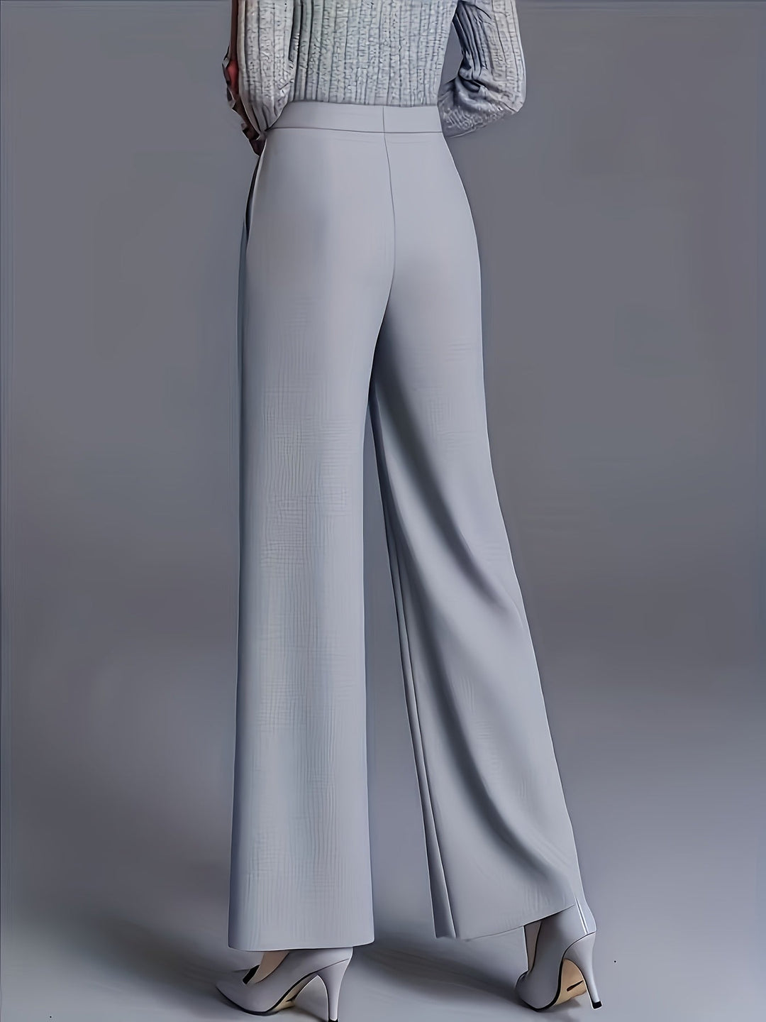 Saray | Pantalones de tiro alto y pierna ancha