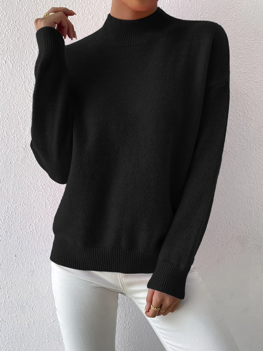 Sandra Andrea | Sweater cuello mock