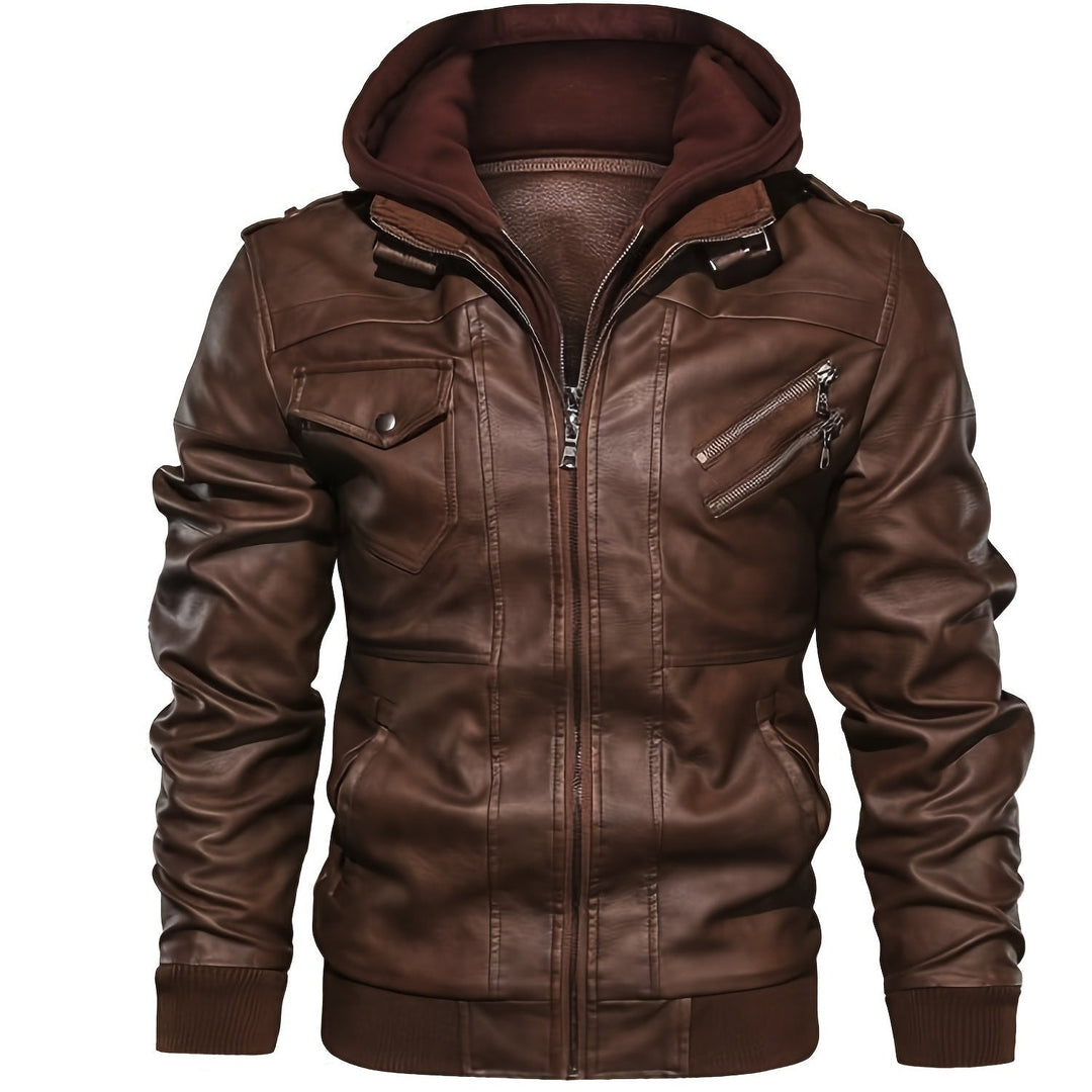Paulino | Chaqueta moto con capucha