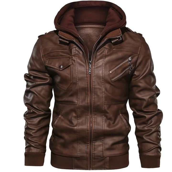 Paulino | Chaqueta moto con capucha
