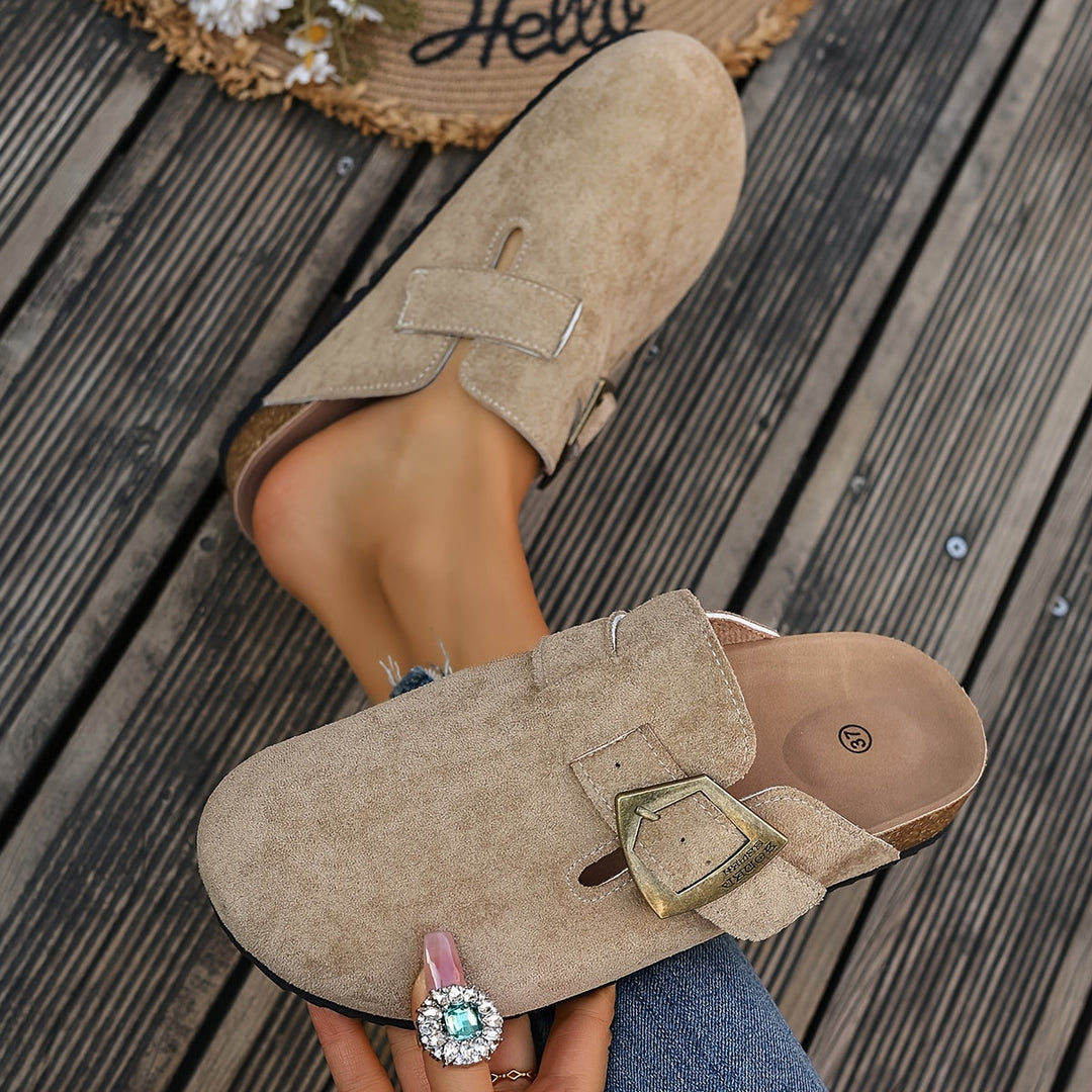 Priscilla | Mules con hebilla
