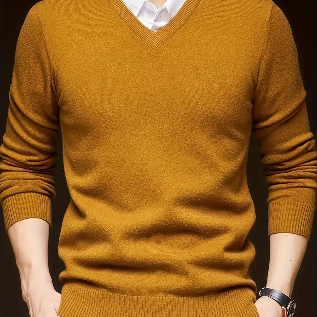 Germán | Sweater cuello V para hombre