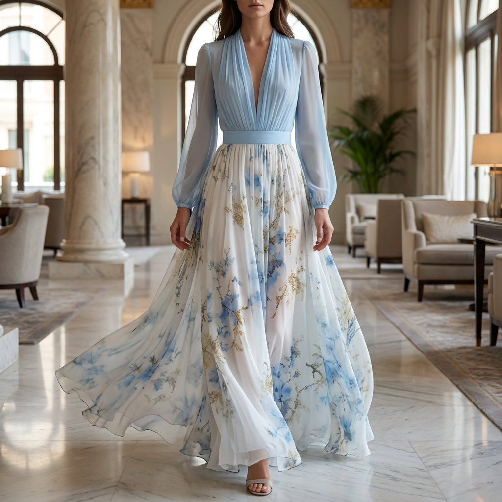 Josefa Belén | Vestido largo floral