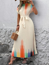 Nelly | Vestido largo plisado