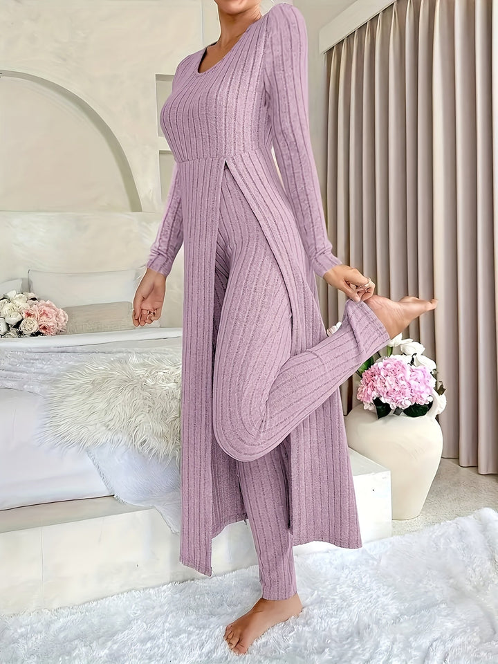 Adelaida | Conjunto de dos piezas acanalado