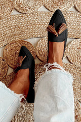 Ninfa | Mocasines en punta con borlas
